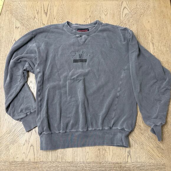 VTG Jansport Women’s Medium Gray Vanderbilt Long Sleeve‎ Sweatshirt - Picture 1 of 8
